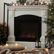 finished room with holiday decorations - South Metro Custom Remodeling full basement remodel