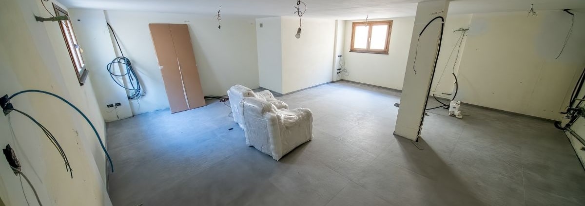 unfinished basement with concrete sub floor - South Metro Custom Remodeling unfinished basement